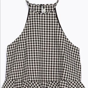 Zara Gingham Tank Top